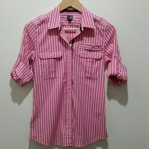 CAVI Pinstripe Button Down Shirt